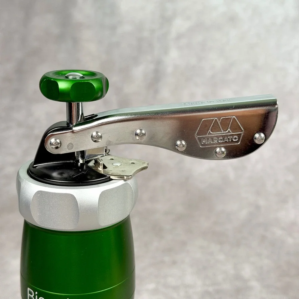 Marcato Atlas Biscuits Cookie Press Green Anodized Aluminum Made in Italy